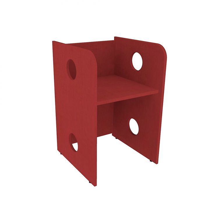 Banco | Banqueta Infantil KitCubos Vermelho