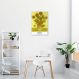 Quadro Art Collection Sunflowers 86x60 Filete Branco