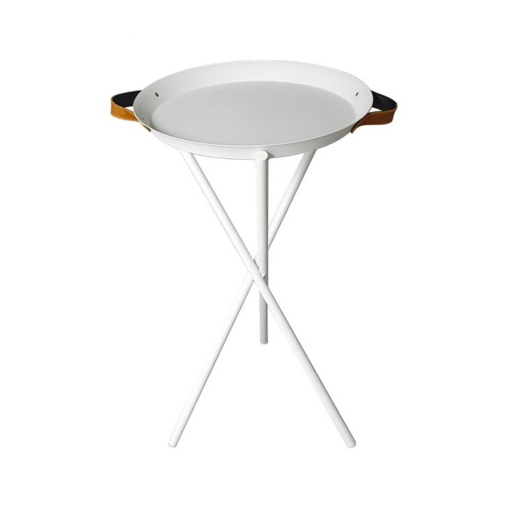 Mesa Lateral Pinheiros Cor:Branco