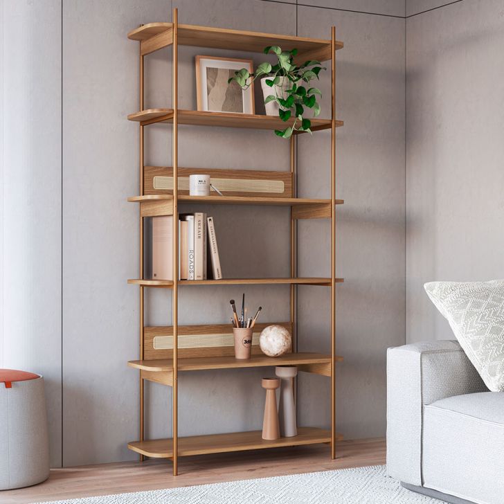 Estante Oslo Hanover e Dourada