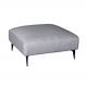 Puff Unne Linho Cinza 85cm