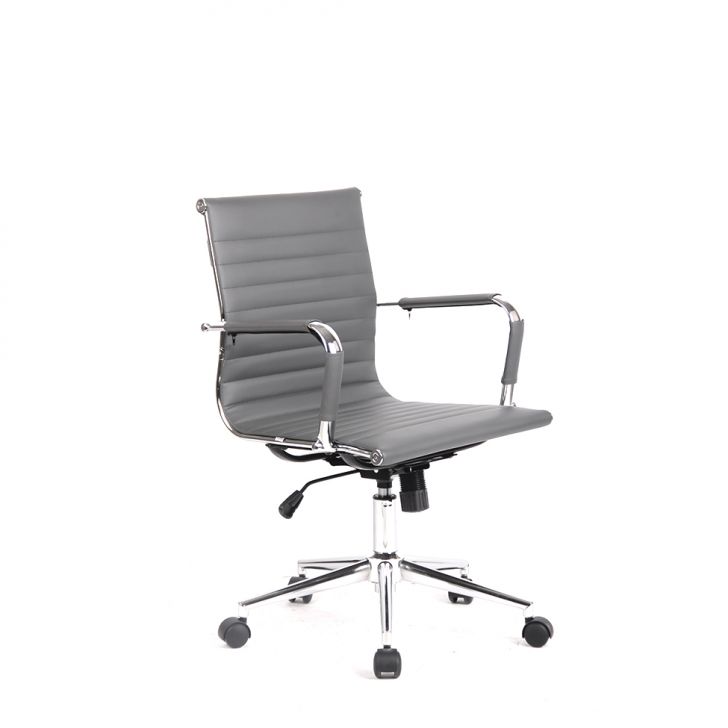 Cadeira de Escritório Diretor Giratória New Best Cinza