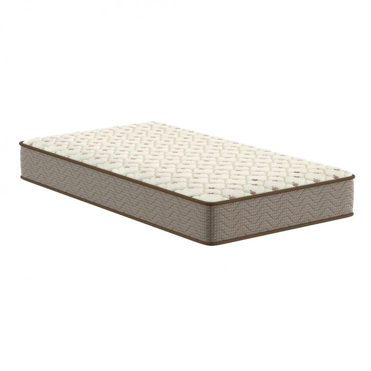 Colchão Solteiro King Petúnia D45 (24x108x198) Bege E Marrom