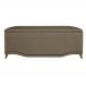 Calçadeira Recamier Baú Casal King 195cm Greta Suede Capuccino - DS Estofados