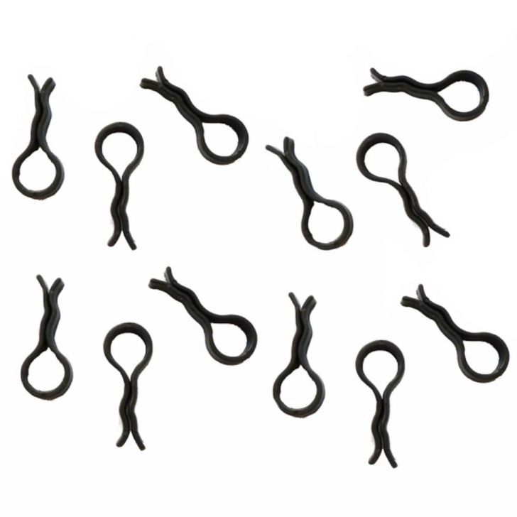 Conjunto 60 Presilhas para Calça Clips Prendedor de Cabides