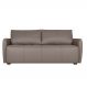 Sofá Decorativo Sala de Estar Lily 3 Lugares 220cm Couro Cimento G34 - Gran Belo