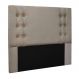 Cabeceira Decorativa Queen Size 1,60M Kors Linho Areia G63 - Gran Belo