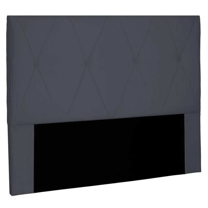 Cabeceira Queen Aquilla Suede Cinza