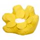 Puff Flower Corino Amarelo