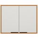 Armario Aereo 2 Portas 80 cm 12638 Raven Freijo Off White PLN