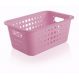 Caixa Organizadora Rosa Salmão Com Alças 29 X 19,5 X 12,5