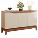 Balcao Buffet 3 Portas 136 cm Joile Freijo Off White DJ MOVEIS
