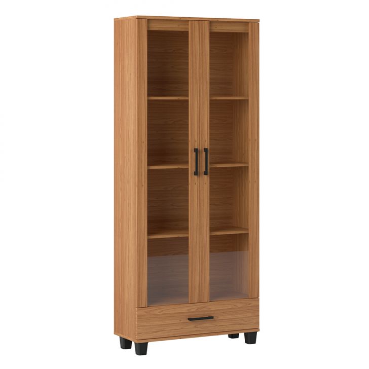 Estante Colmeia 2 PT 1 GV Freijó 184x77 cm