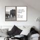 Quadro Frase Amor de Mãe 122x86 2-86x60 Caixa Marrom