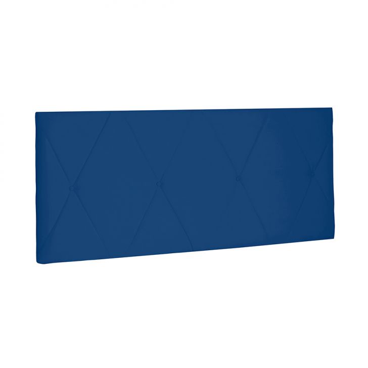 Painel para Cama Box Solteiro Aquilla Suede Azul