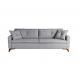 Image of Sofá 3 Lugares Viena Linho Cinza 210 cm SO964UP45XTUMOB
