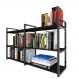 Estante industrial moveis escritorio quarto estante infantil livro preto organizador brinquedos