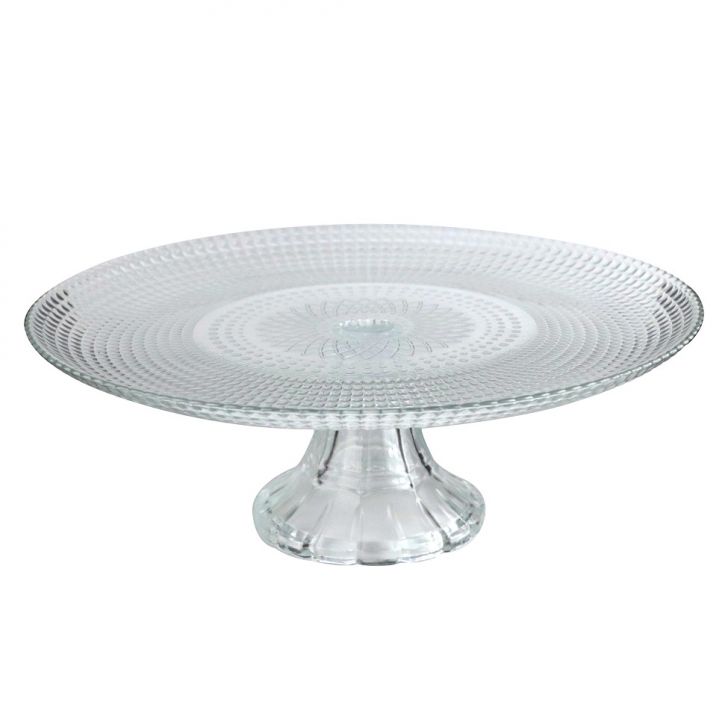 Prato para Bolo Oriental Transparente