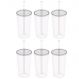 Kit 6 Copos com Tampa e Canudo 500ml Crippa Transparente Plástico Água Suco Bebidas?