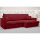 Sofá Tango 2,60m sem caixa, Retrátil e Reclinável Velosuede Vermelho - NETSOFAS
