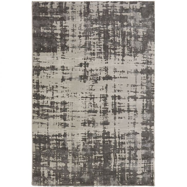 Tapete Rimma Street Retangular Veludo (200x300) Cinza