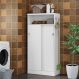 Armário Utilitário Multiuso 2 Portas Branco Carraro