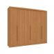 Image of Guarda-Roupa Casal Évron 6 Portas 6 Gavetas Canela MO895CL45QNAMOB