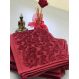 TOALHA DE ROSTO GLAMOUR GARDEN - CARMIM