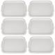 Kit 6 Bandejas para Servir de Plástico 39x28cm Restaurante Fast Food Buffet Cinquetti