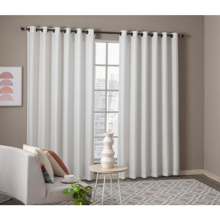 Cortina Com Ilhós San Francisco (400x260cm) Cru