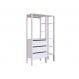 Guarda-Roupa Closet Modulado Dormitório 3 Gavetas Branco