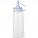 Bisnaga Plástica Flexível 250ml para Molhos Maionese Caldas Cremes Tampa Branca Plasvale