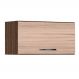 Armário Aéreo para Cozinha 60cm Porta Basculante Vitória Castanho/Avelã - Montanaris Decor