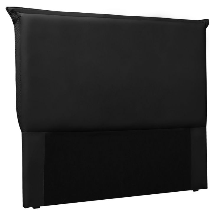 Cabeceira Estofada Cama Box Casal Queen Size Veneza 160cm Corano Preto - Desk Design