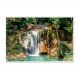 Quadro Decorativo Natureza Fotografico com Moldura Caixa, na posição Horizontal, ideal para ambiente de Sala, Quarto, Escritorio e Hall (Moldura Branca)