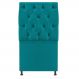 Cabeceira Sofia 90 cm Solteiro Suede Azul Turquesa - Amarena Móveis