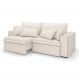 Image of Sofá 3 Lugares Retrátil e Reclinável Cannes Linho Bouclé Cru 240 cm MO895UP45TSWMOB