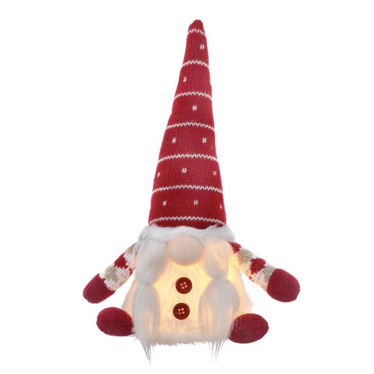 Gnomo Natalino I Vermelho e Branco