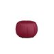 Puff Decorativo Concha Veludo Vermelho - Montanaris Decor
