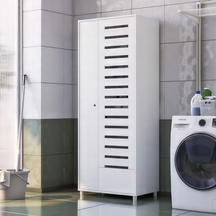 Armário Multiuso Marília 2 PT 1 GV Branco