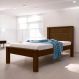 Cama Solteiro Confortável E Moderna Milena Malbec