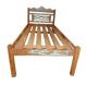 Cama de Solteiro Riviera em Madeira de Demolição - Cód 1814