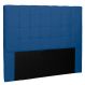 Cabeceira Queen 1,60m Verona Suede Azul Marinho - Pallazio