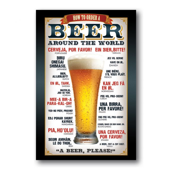 Placa Decorativa Beer Cervejas Frase Mdf 20x30 cm