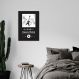 Quadro Gênero Musical Heavy Metal 60x43 Filete Preto Preto