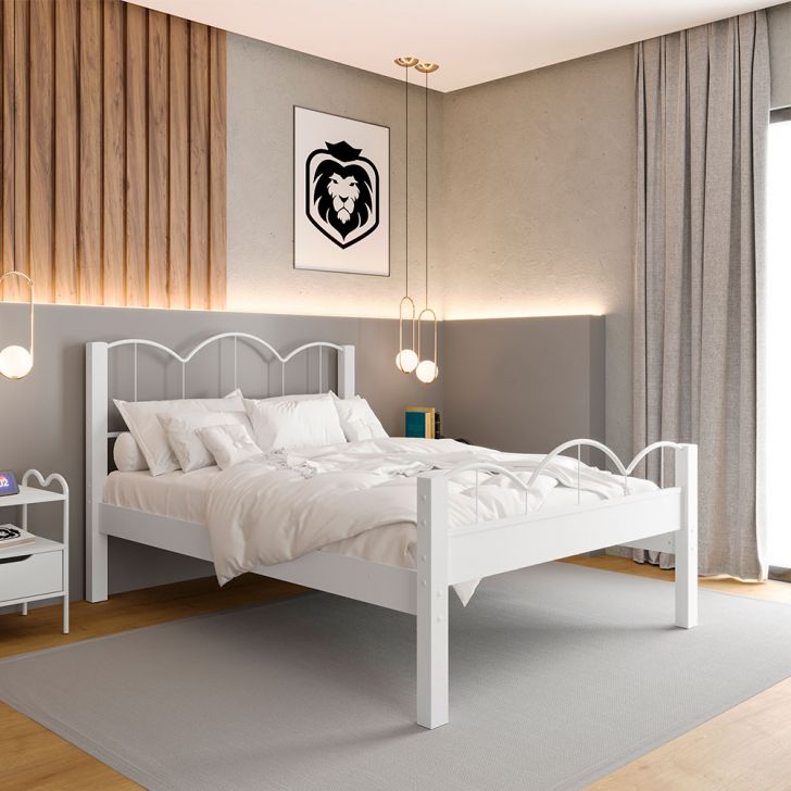 Cama Casal Oasis Branca