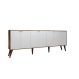 Aparador Buffet Nicaragua Castani com Branco Bela Casa