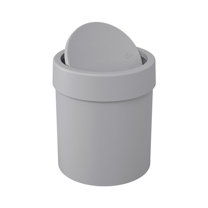 Lixeira com Tampa Basculante 5,4L Cinza