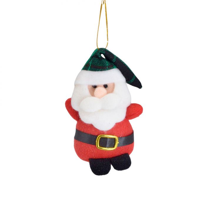 Enfeite Natalino para Árvore Espressione Papai Noel II Vermelho 11 cm