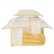 Kit Edredom Queen Coberdrom Soft Hipercal/Sherpa 5 Peças - Amarelo